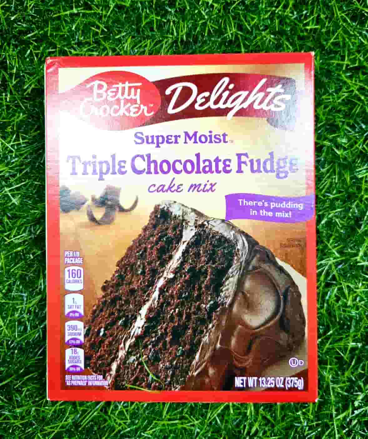 BETTY CROCKER TRIPLE CHOC FUDGE CAKE 375