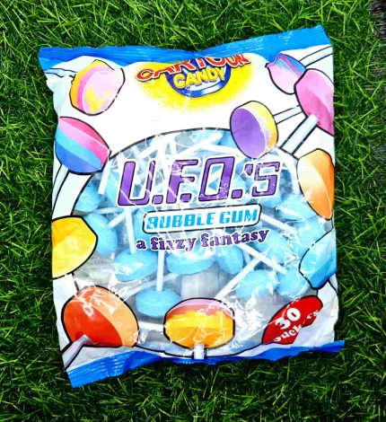 UFOS BUBBLEGUM FIZZY SUCKERS 30S