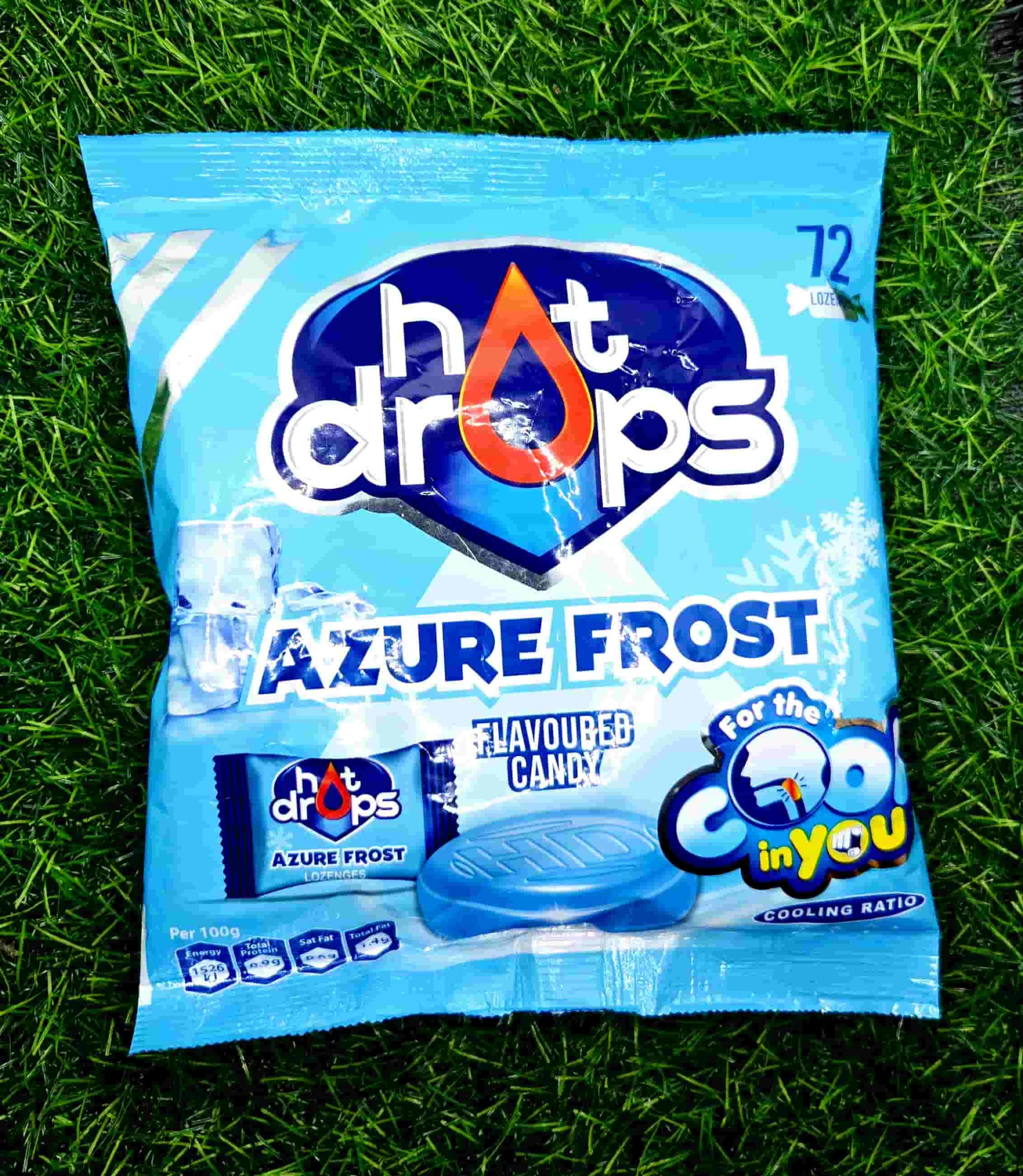 HOT DROPS LOZENGES AZURE FROST 100G