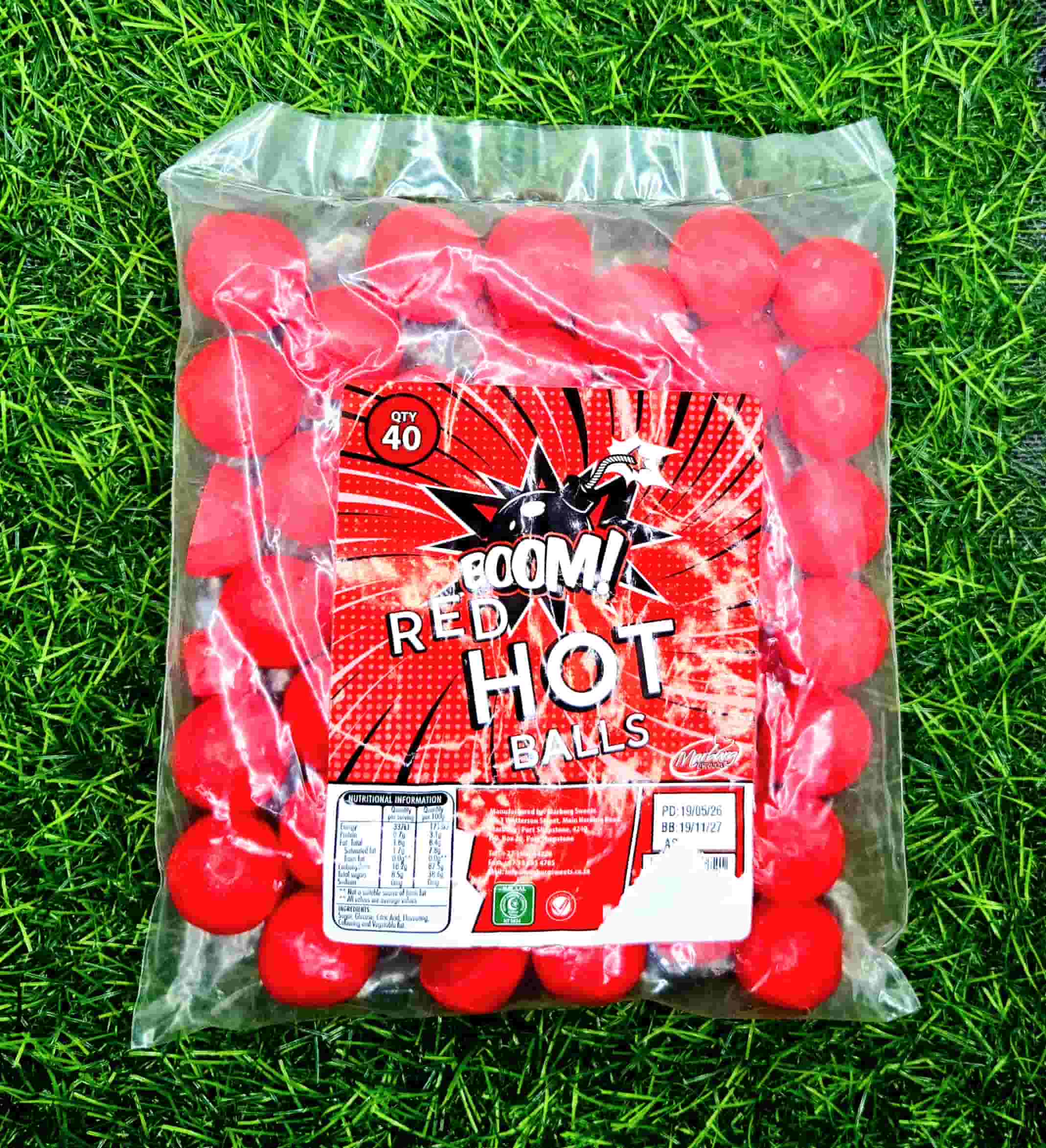 MARB RED HOT BALLS 40`S