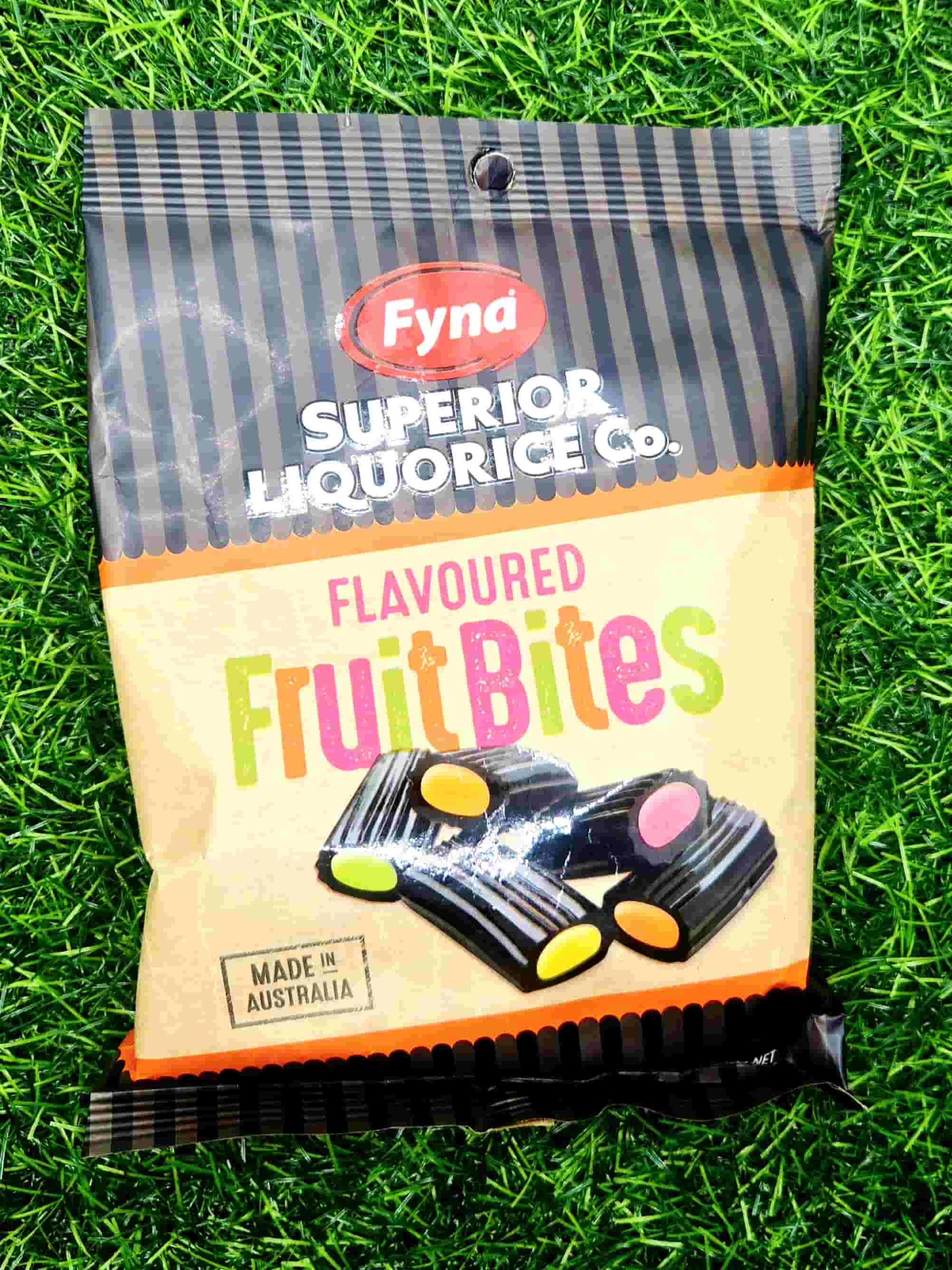 FYNA LIQUORICE FRUIT BITES 250G