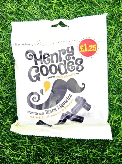 HENRY GOODES SOFT BLACK LIQUORICE 140G