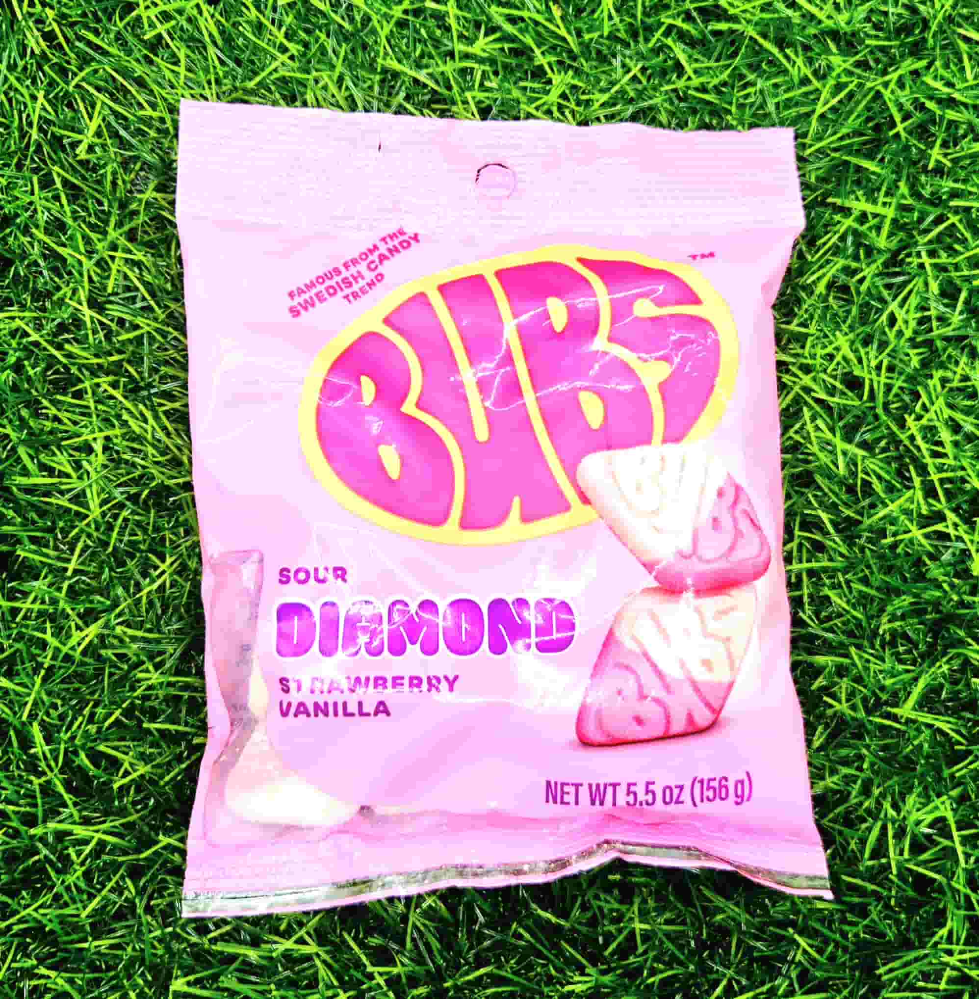 BUBS SOUR DIAMOND STRAWBERRY VANILLA 156