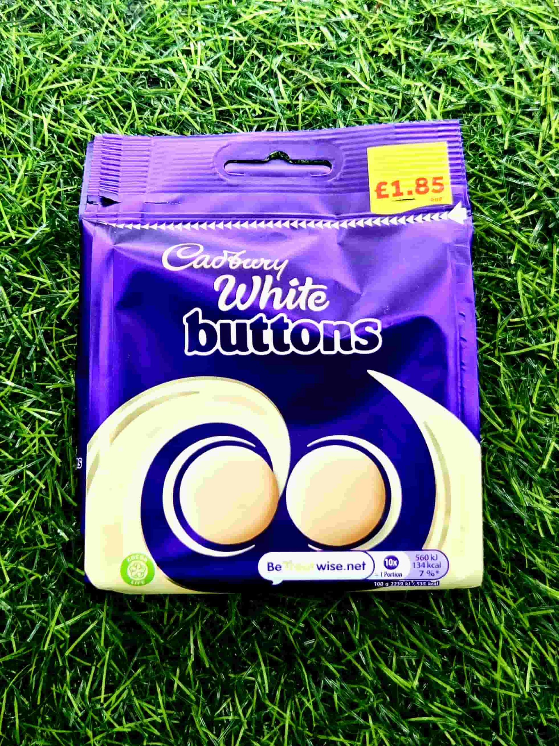 CADBURY WHITE BUTTONS 85G