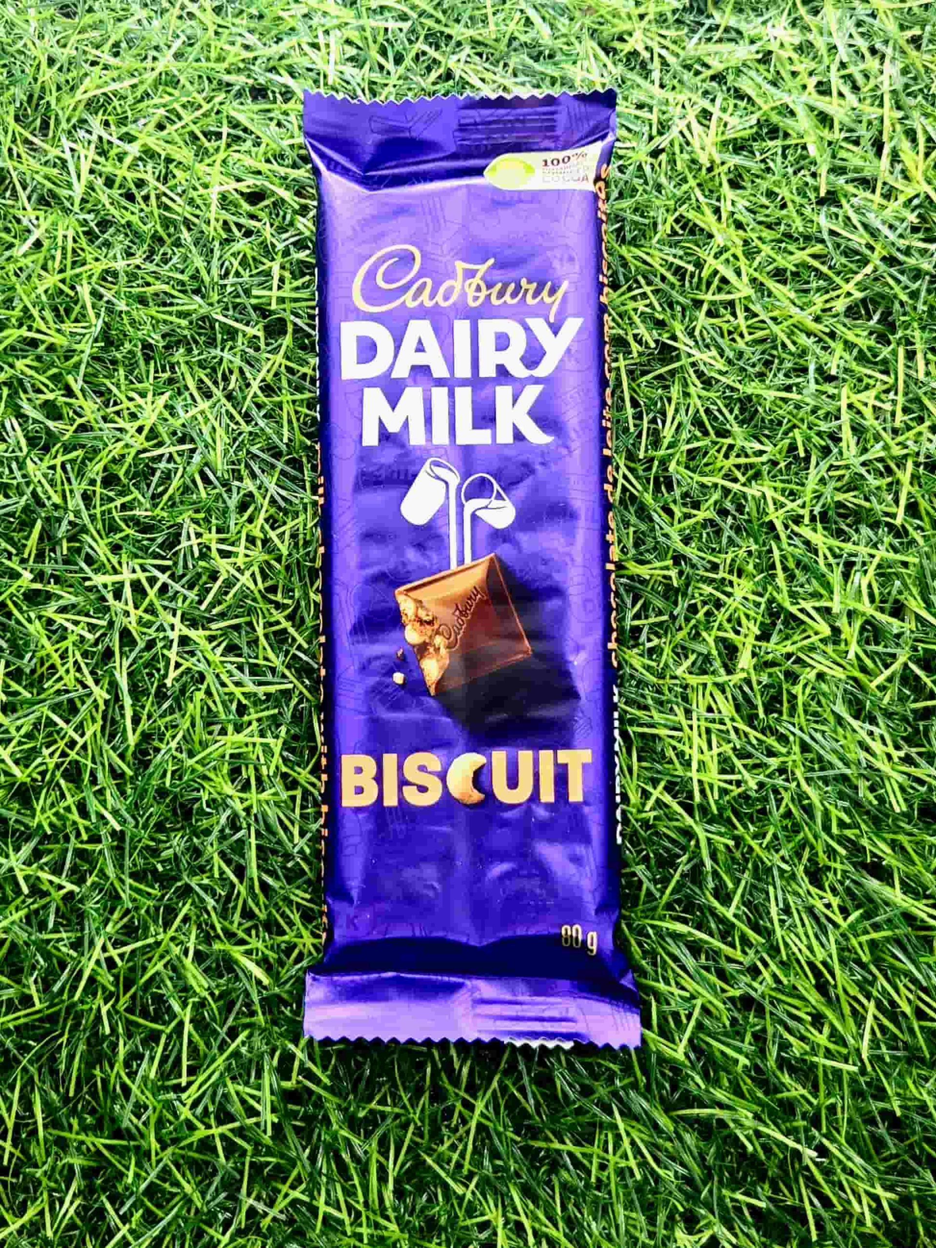 CADBURY DAIRY MILK BISCUIT 80G SLAB