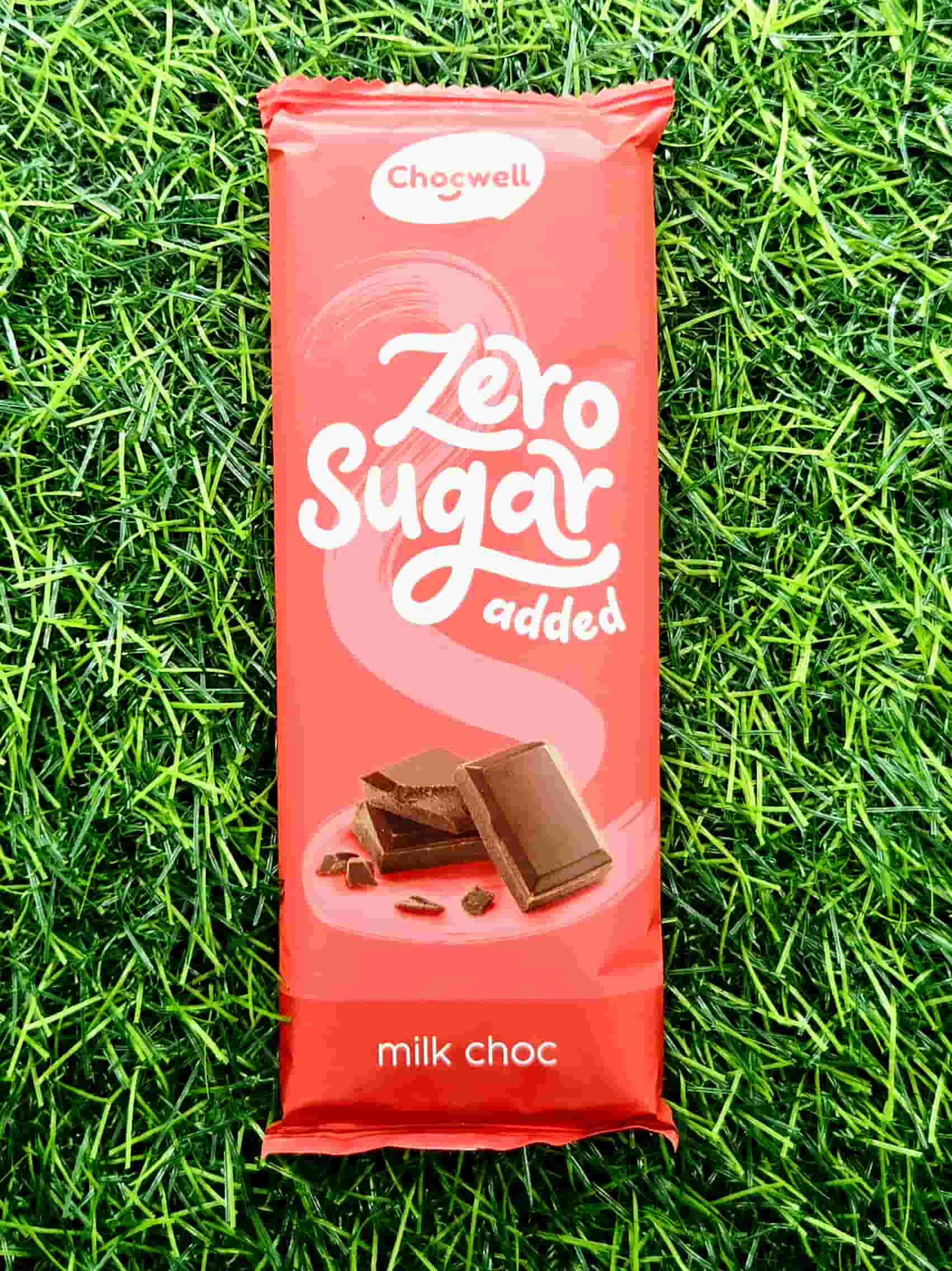CHOCWELL MILK CHOC ZERO SUGAR 80G