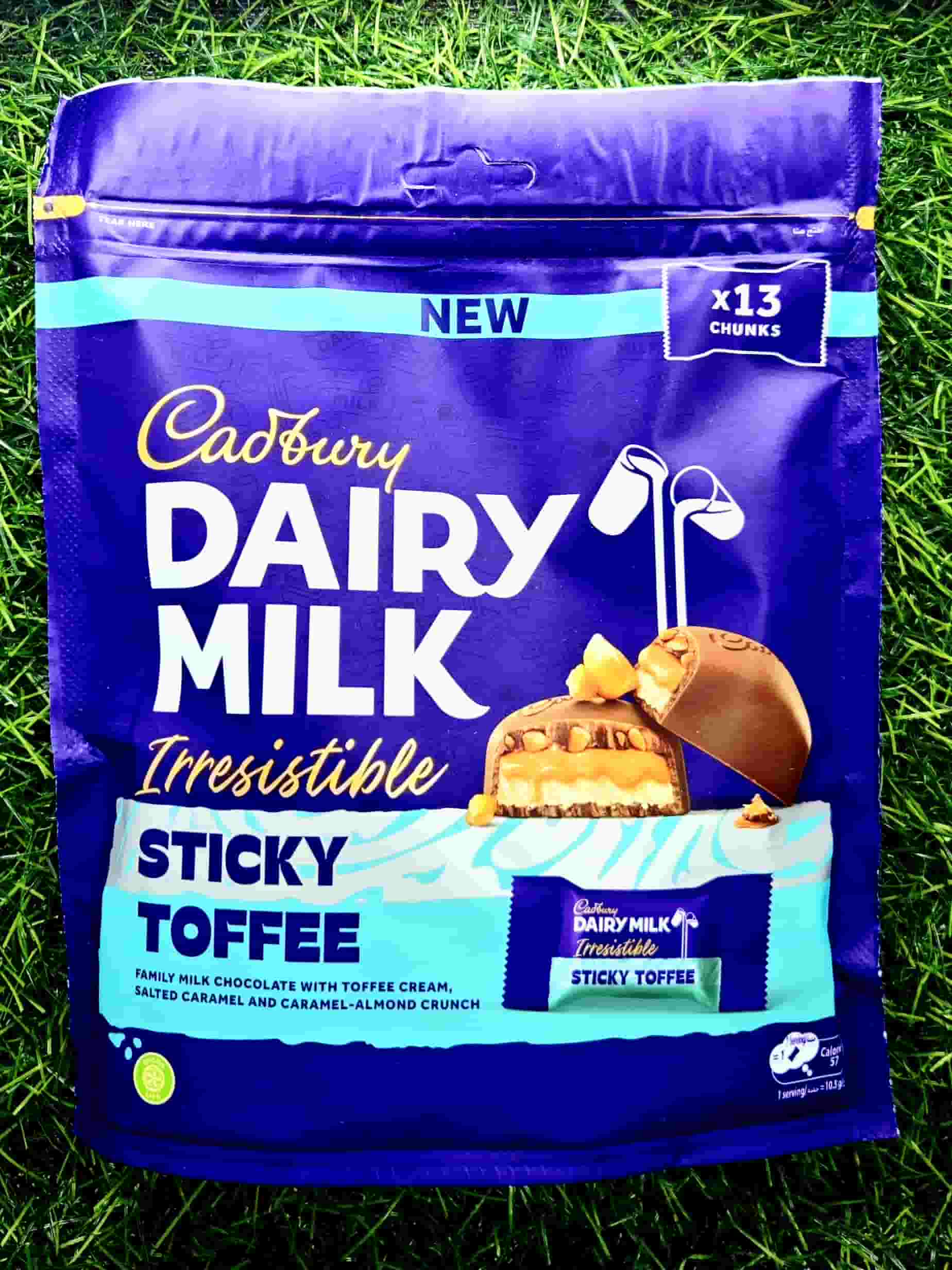 CADBURY DAIRY MILK STICKY TOFFEE POUCH