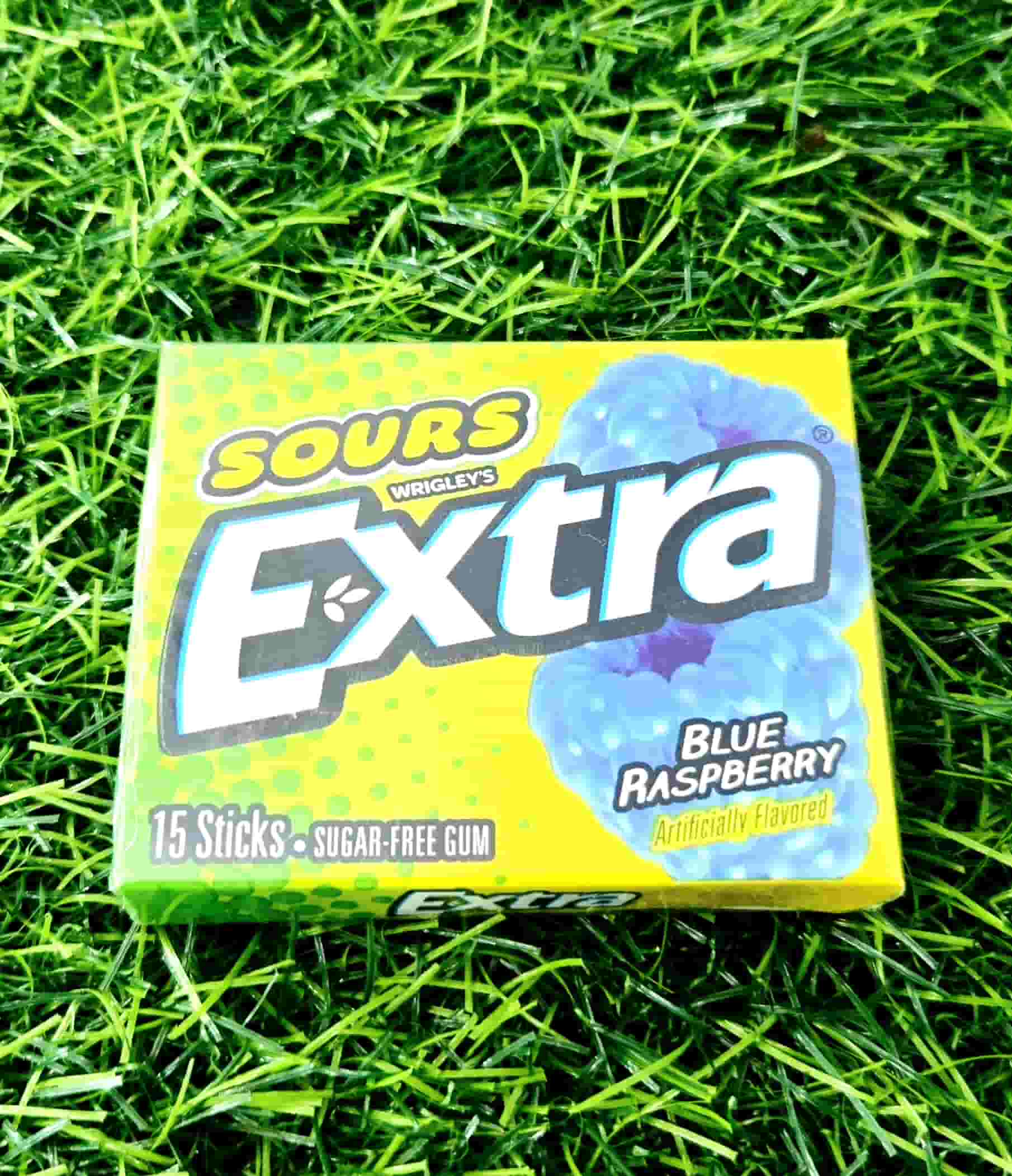 WRIGLEYS EXTRA SOURS BLUE RASPBERRY