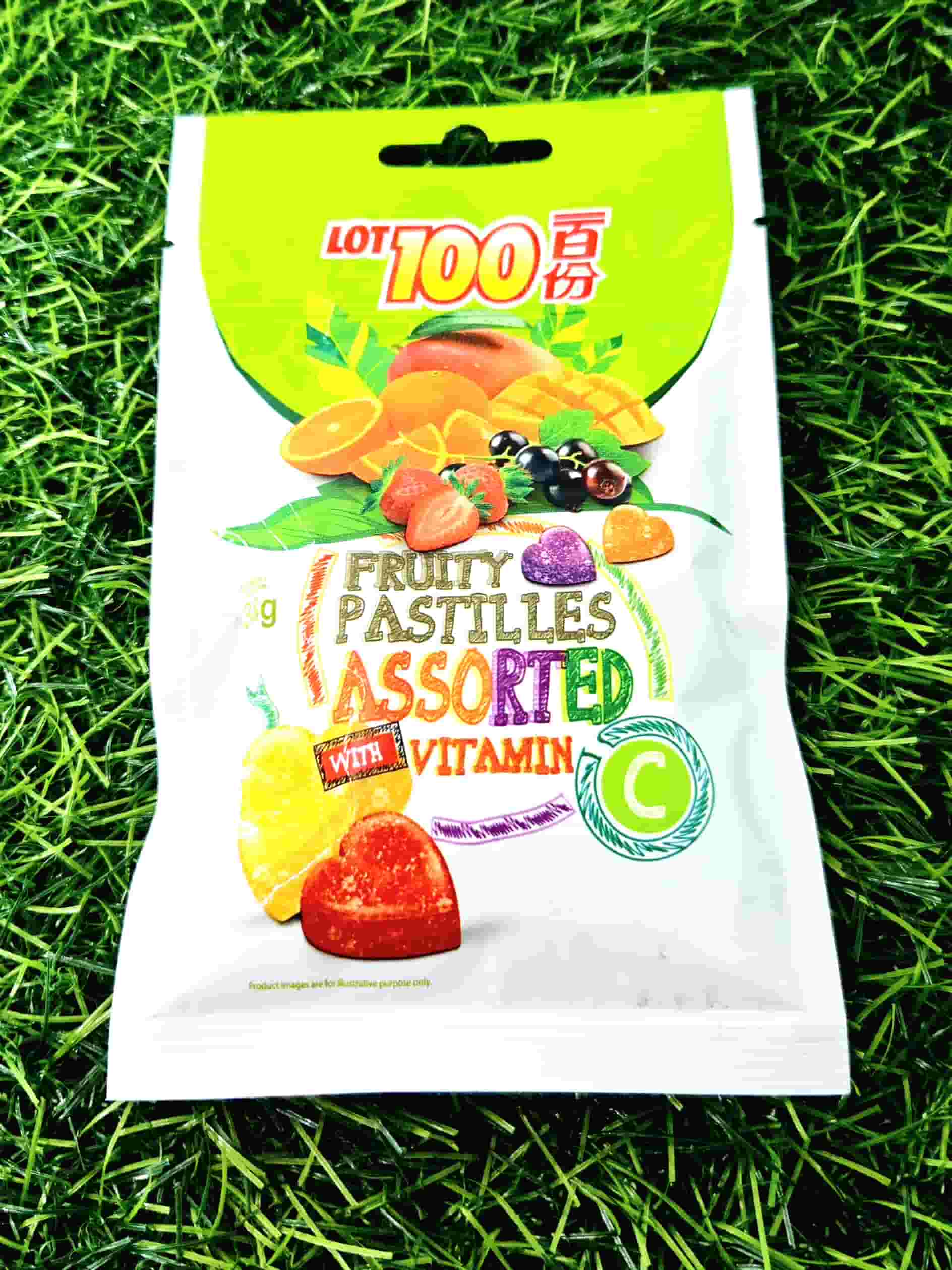 LOTS 100 FRUITY PASTILES ASSOR