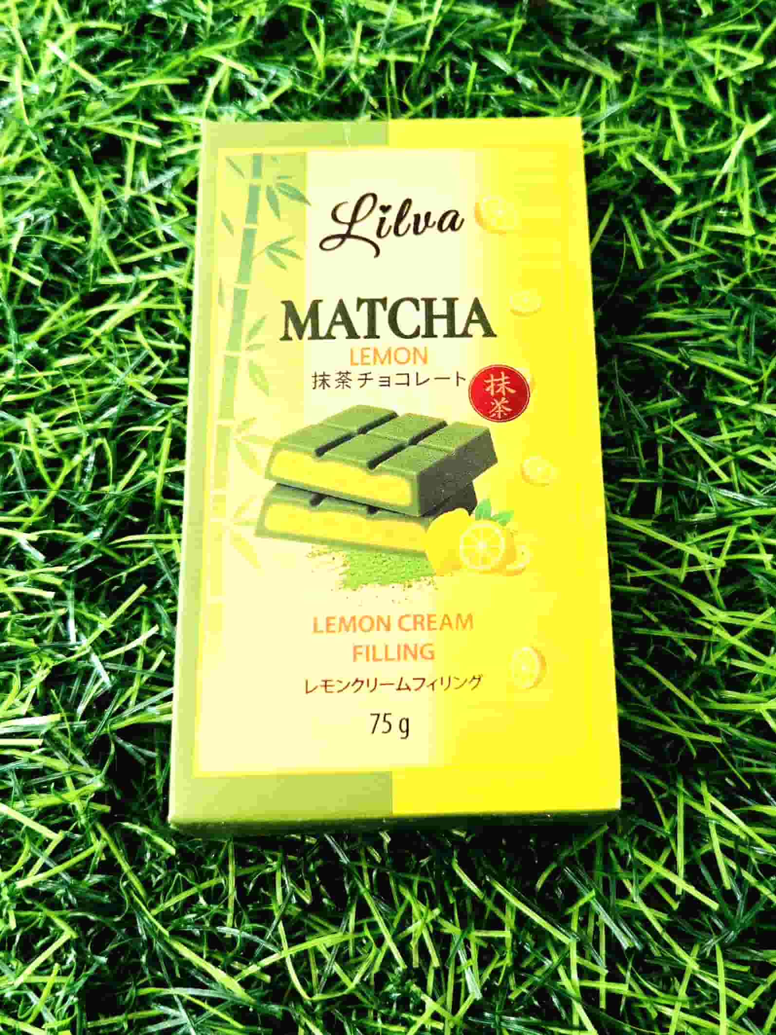 LILVA MATCHA BAR LEMON FILLING 75G