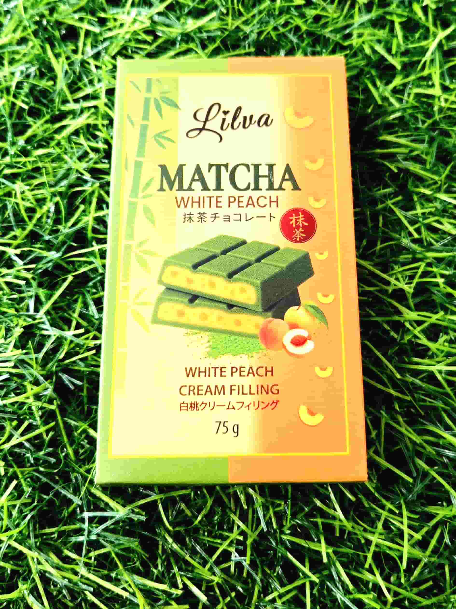 LILVA MATCHA BAR WHITE PEACH 75G