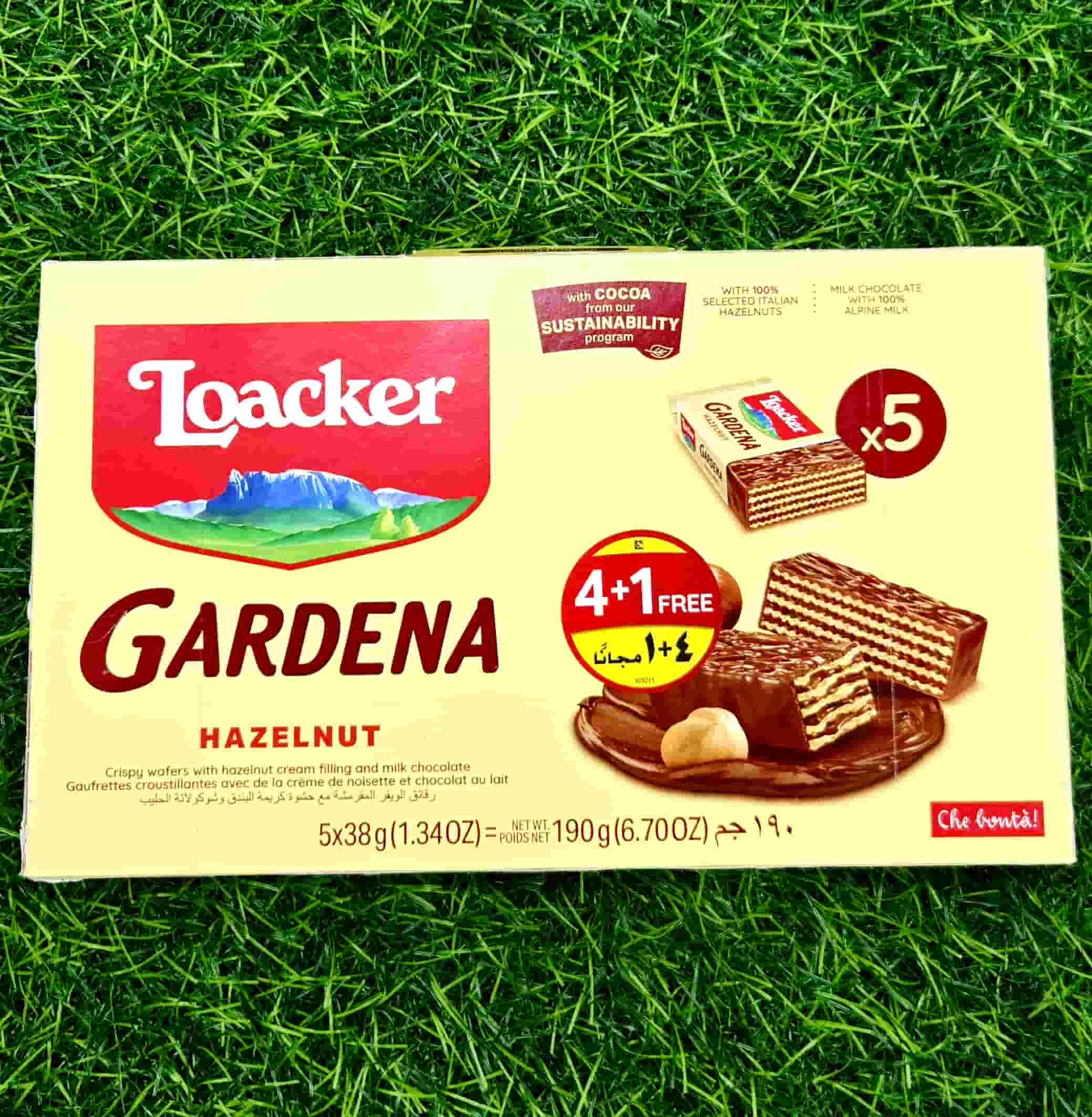 LOACKER GARDENA HAZELNUT 190G