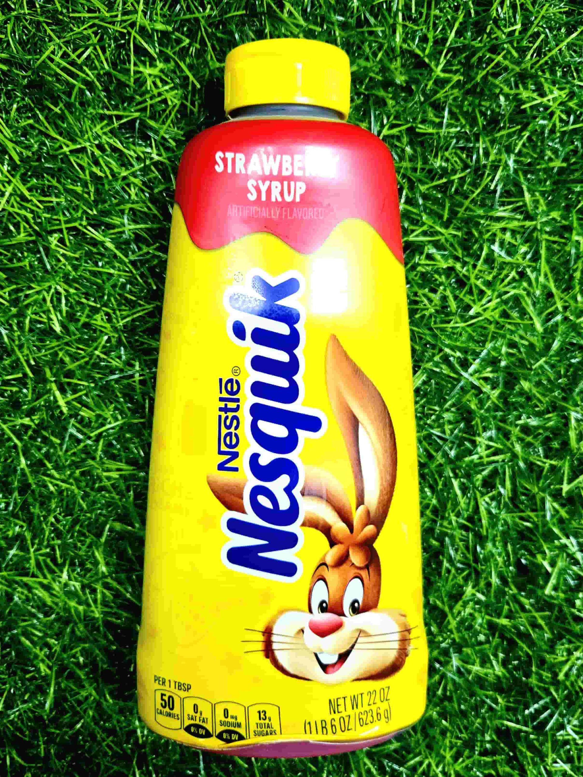 NESQUIK SYRUP STRAWBERRY 623G