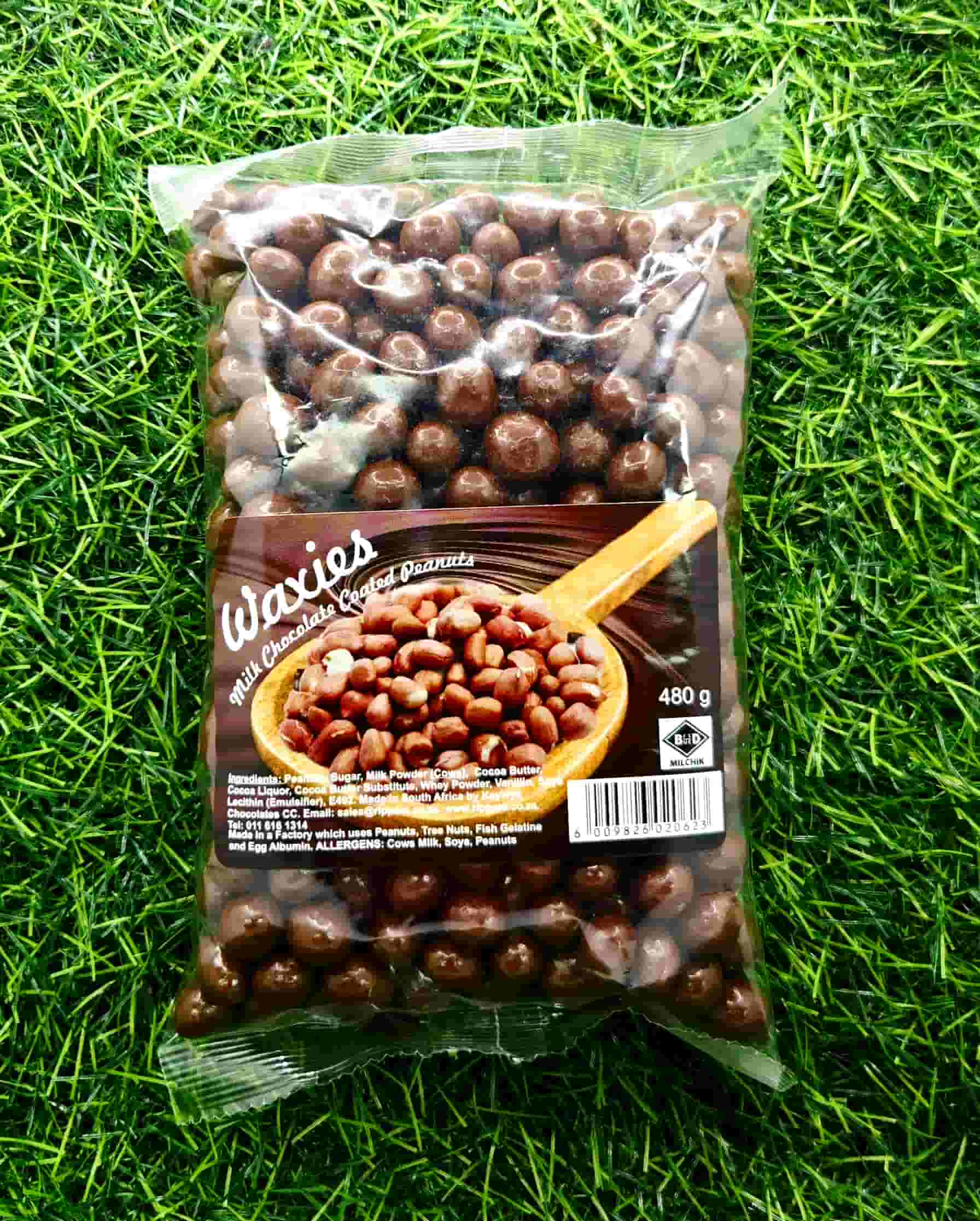 WAXIES CHOC PEANUTS 480G