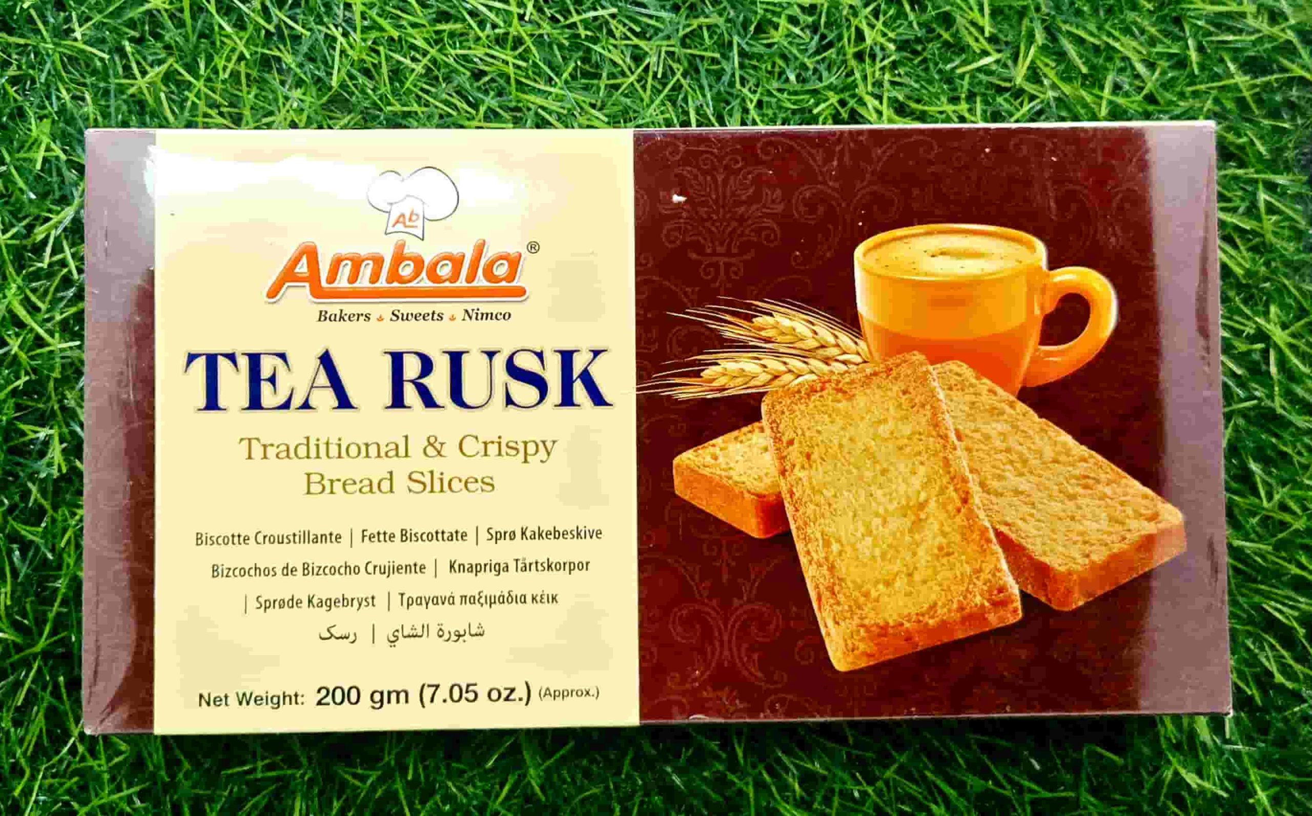 AMBALA TEA RUSK CRISPY BREAD SLICE 200G