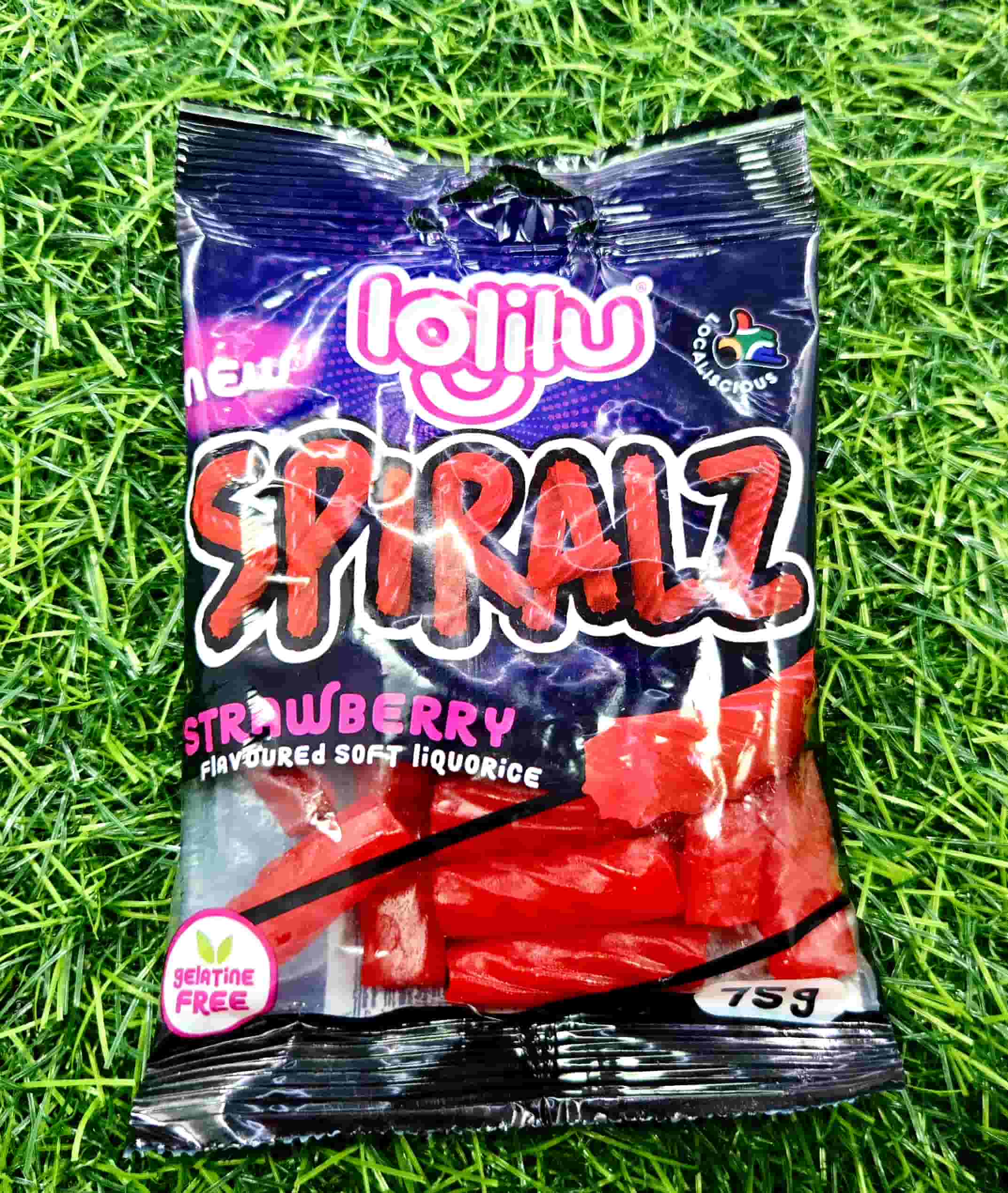 SPIRALZ STRAWBERRY SOFT LIQUORICE 75G