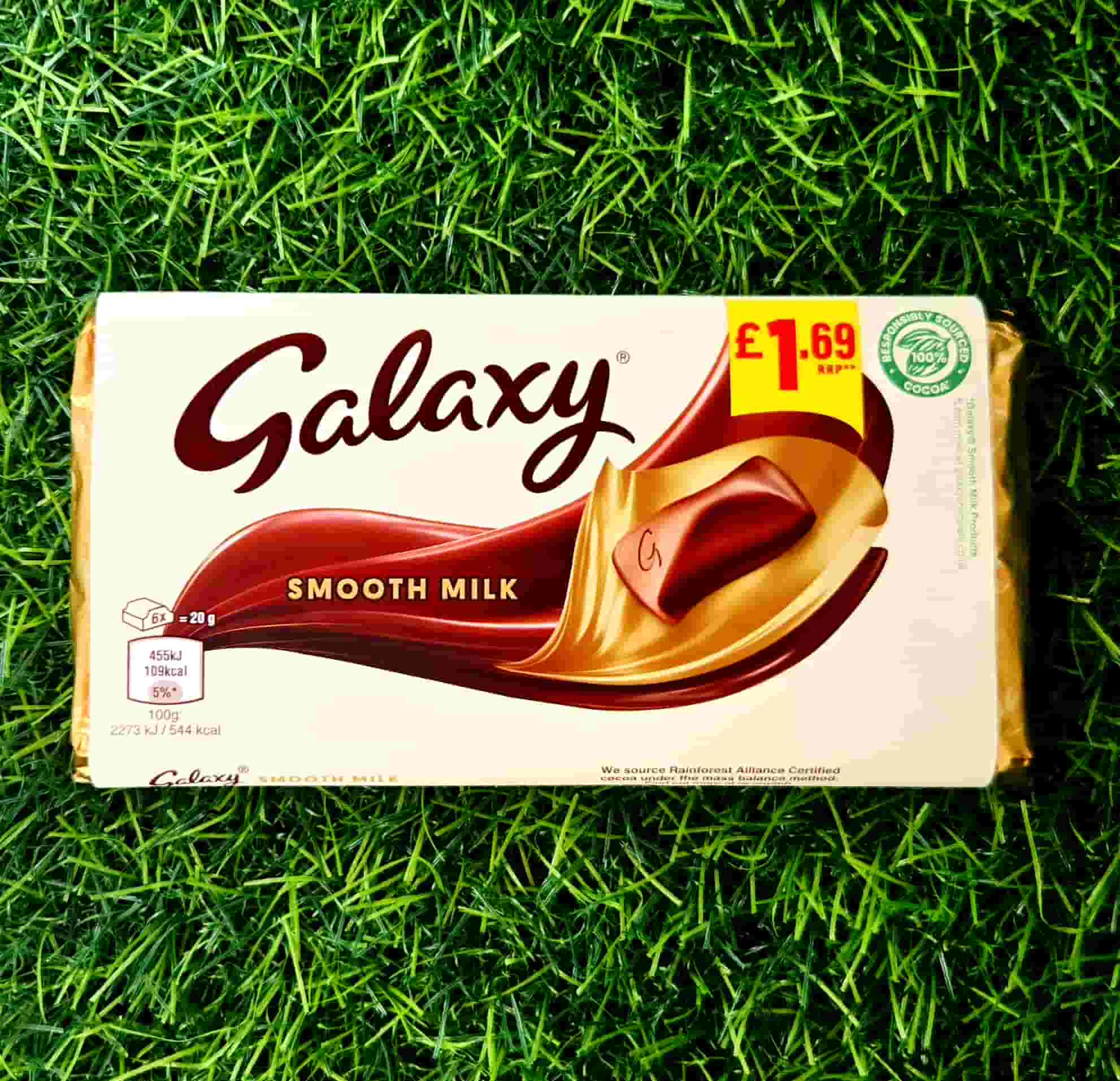 GALAXY SMOOTH MILK SLAB 100G