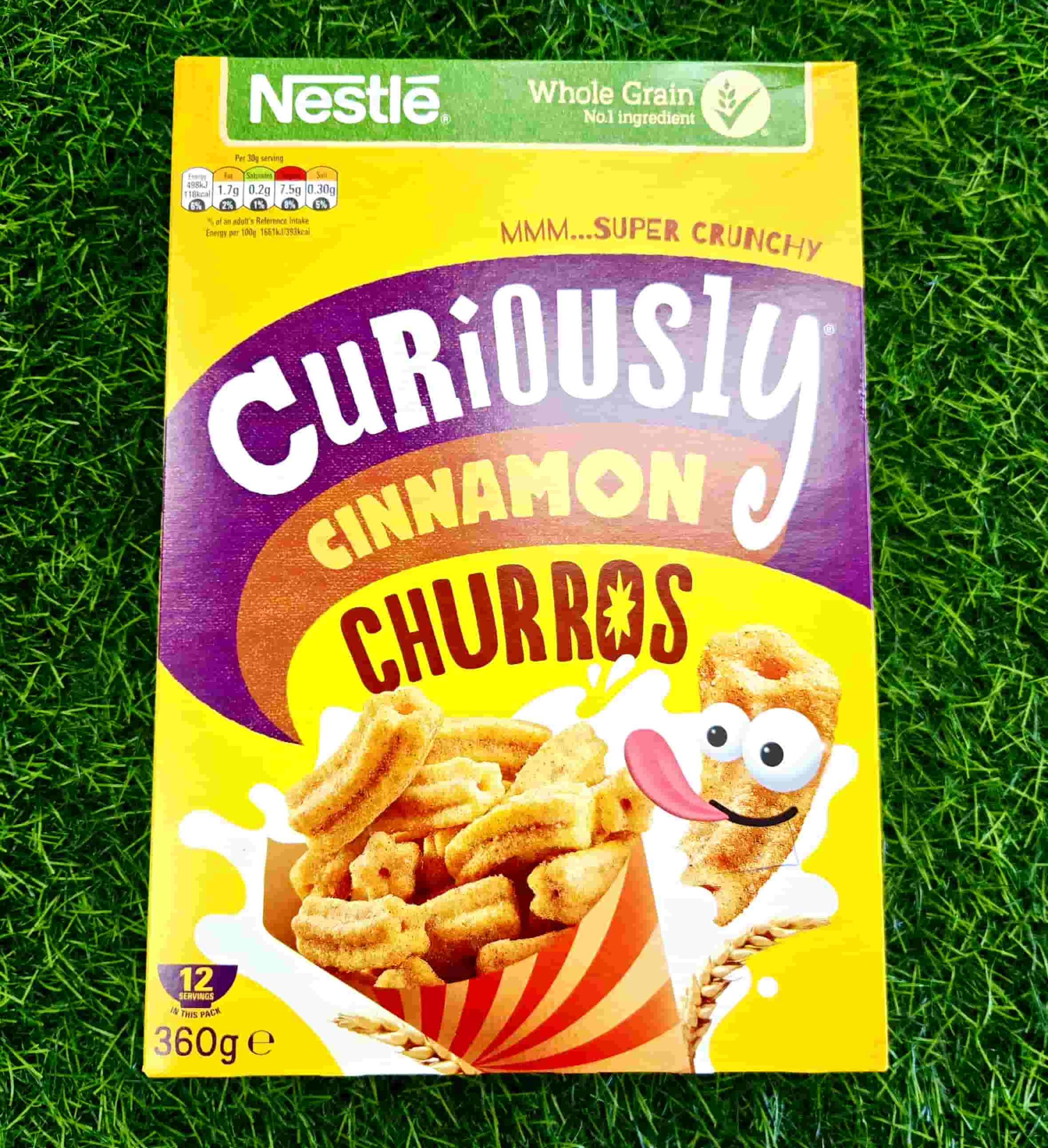 NESTLE CURIOUSLY CINNAMON CHURROS 360G