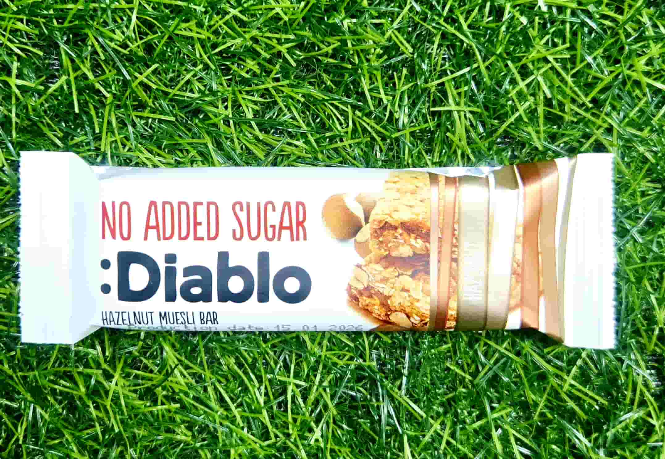 DIABLO HAZELNUT MUESLI BAR 30G S FREE