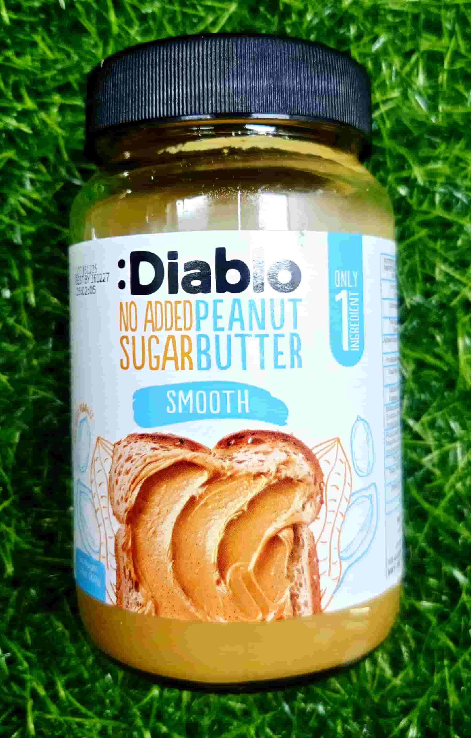 DIABLO SMOOTH PEANUT BUTTER 350G S FREE