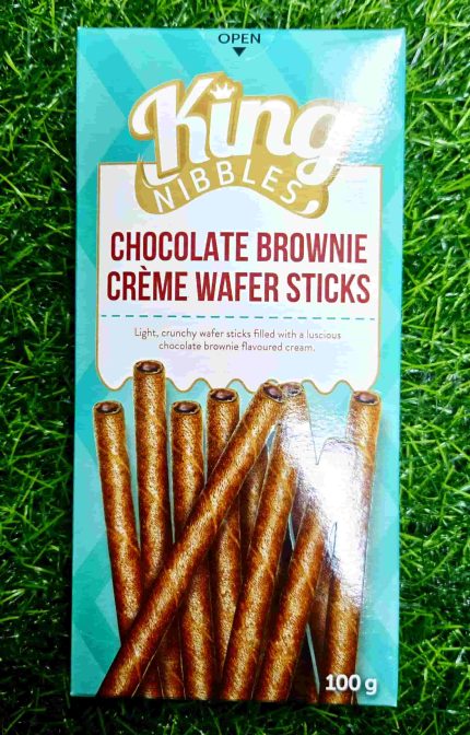 KING BITES CHOC BROWNIE CREME WAFER STIC