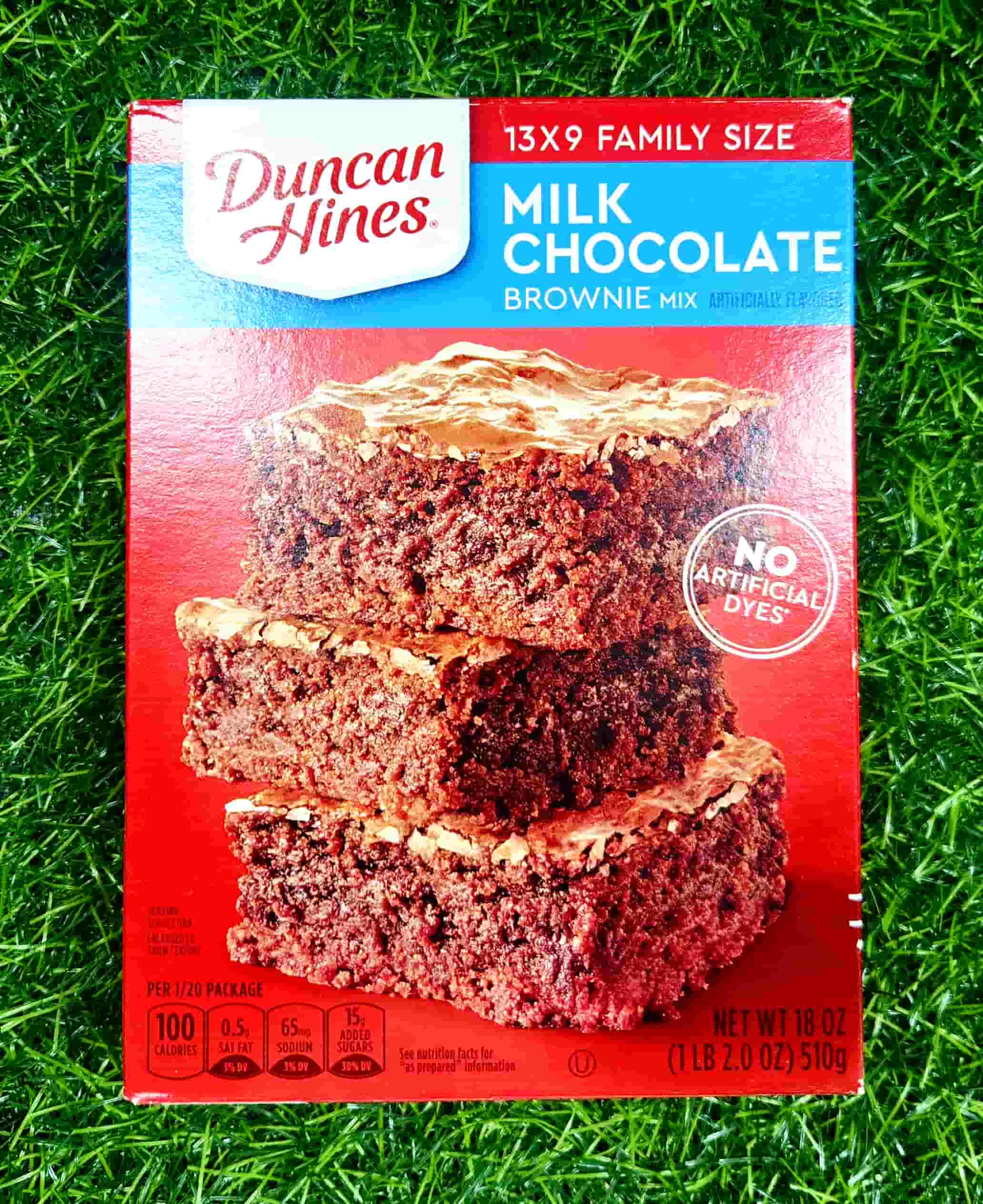 DUNCAN HINES MILK CHOC BROWNIE MIX 510G
