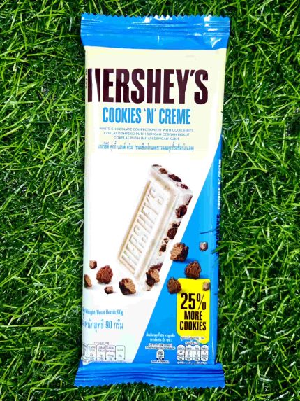 HERSHEYS SLAB COOKIES N CREME 90G