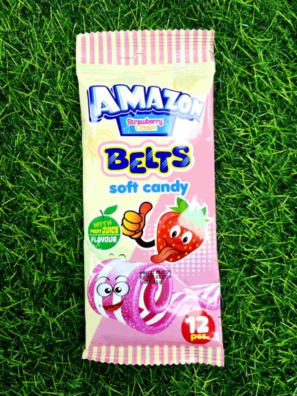 AMAZON BELTS STRAWBERRY CREAM 80G